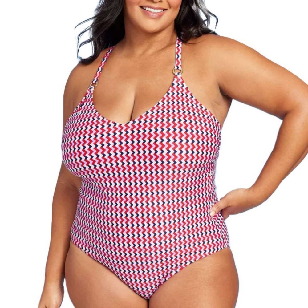 Kona Sol Plus Size One Piece Bathing Suit